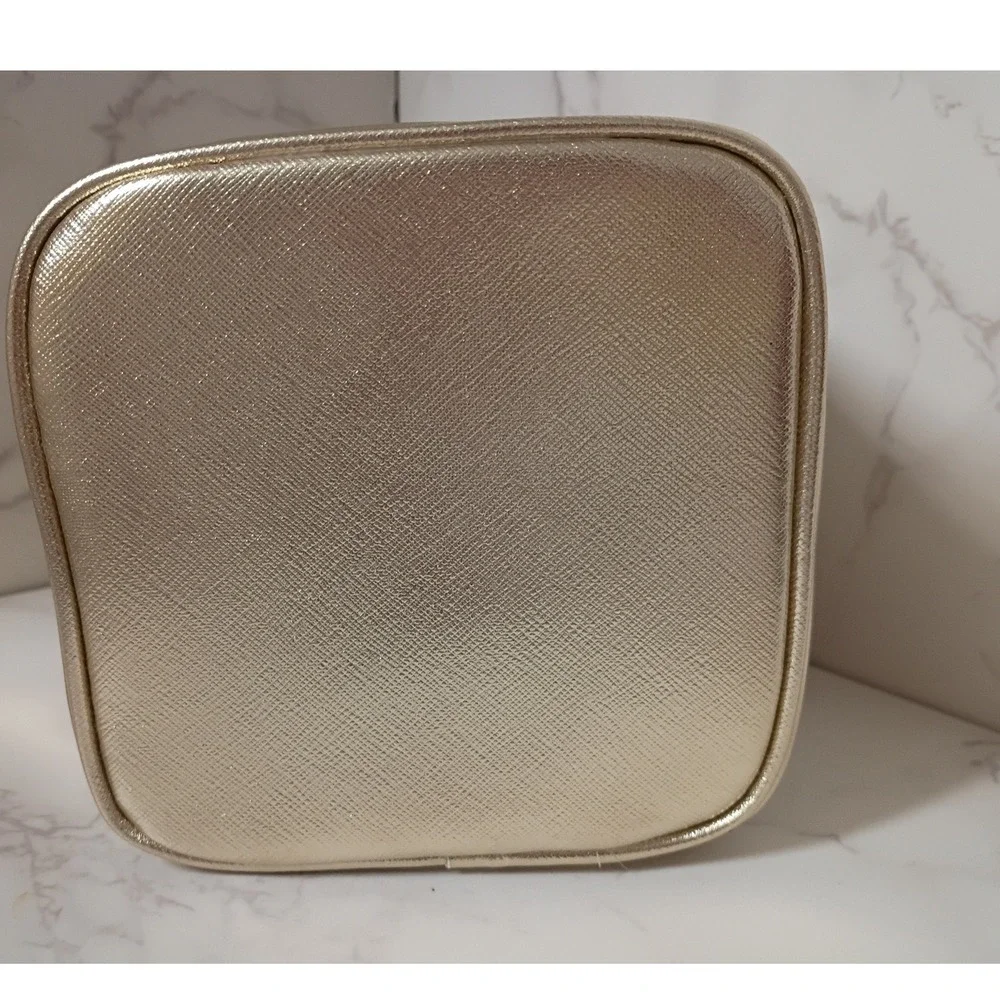 Michael Kors Metallic Gold Cosmetic Case NWOT